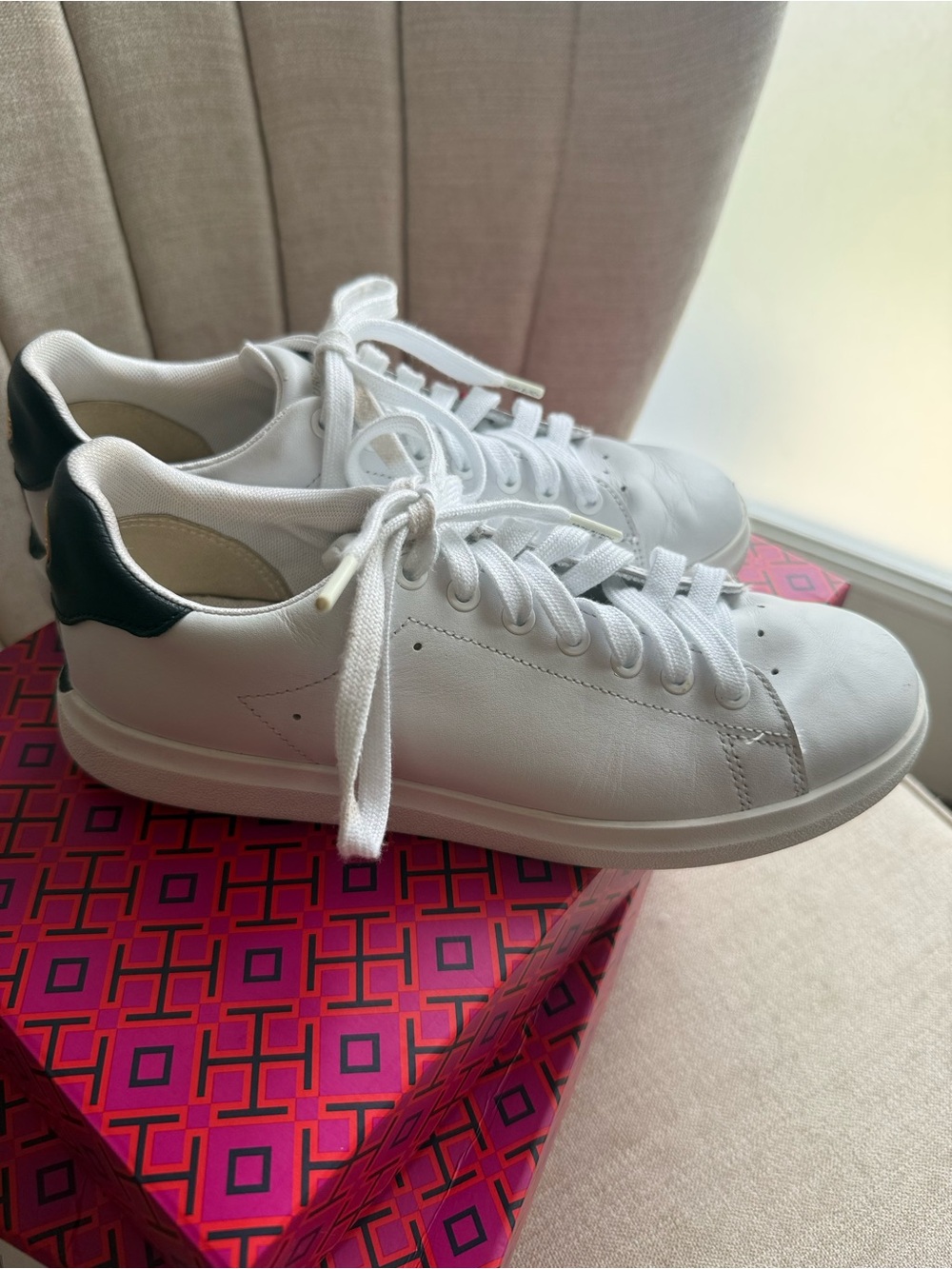 Tory Burch Howell Court Smooth Calf Sneakers